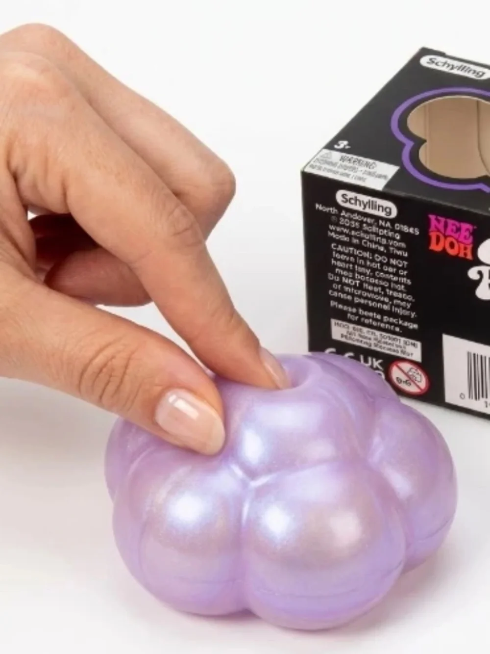 NeeDoh Cloud Pleaser Squishy Toy NIB Rare Viral Purple Fidget Schylling NEW